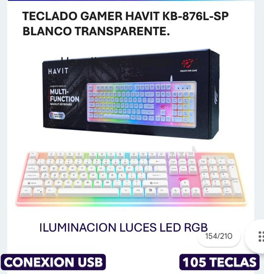 TECLADO GAMER NOVEDOSO